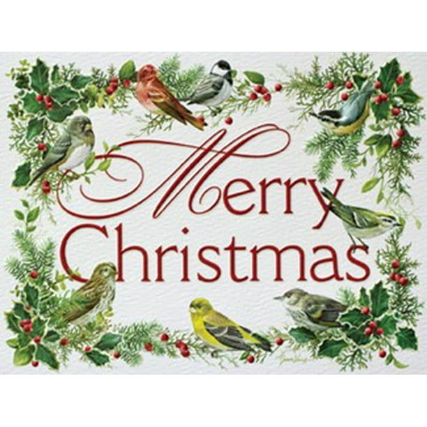 Boxed Christmas Cards THE CAROLERS Embossed Pumpernickel Press 16 Count USA